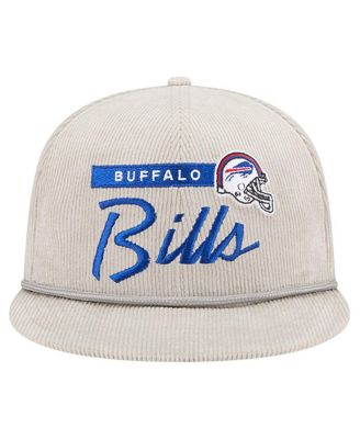 Men's Gray Buffalo Bills Cord Rope Corduroy 9FIFTY Snapback Hat