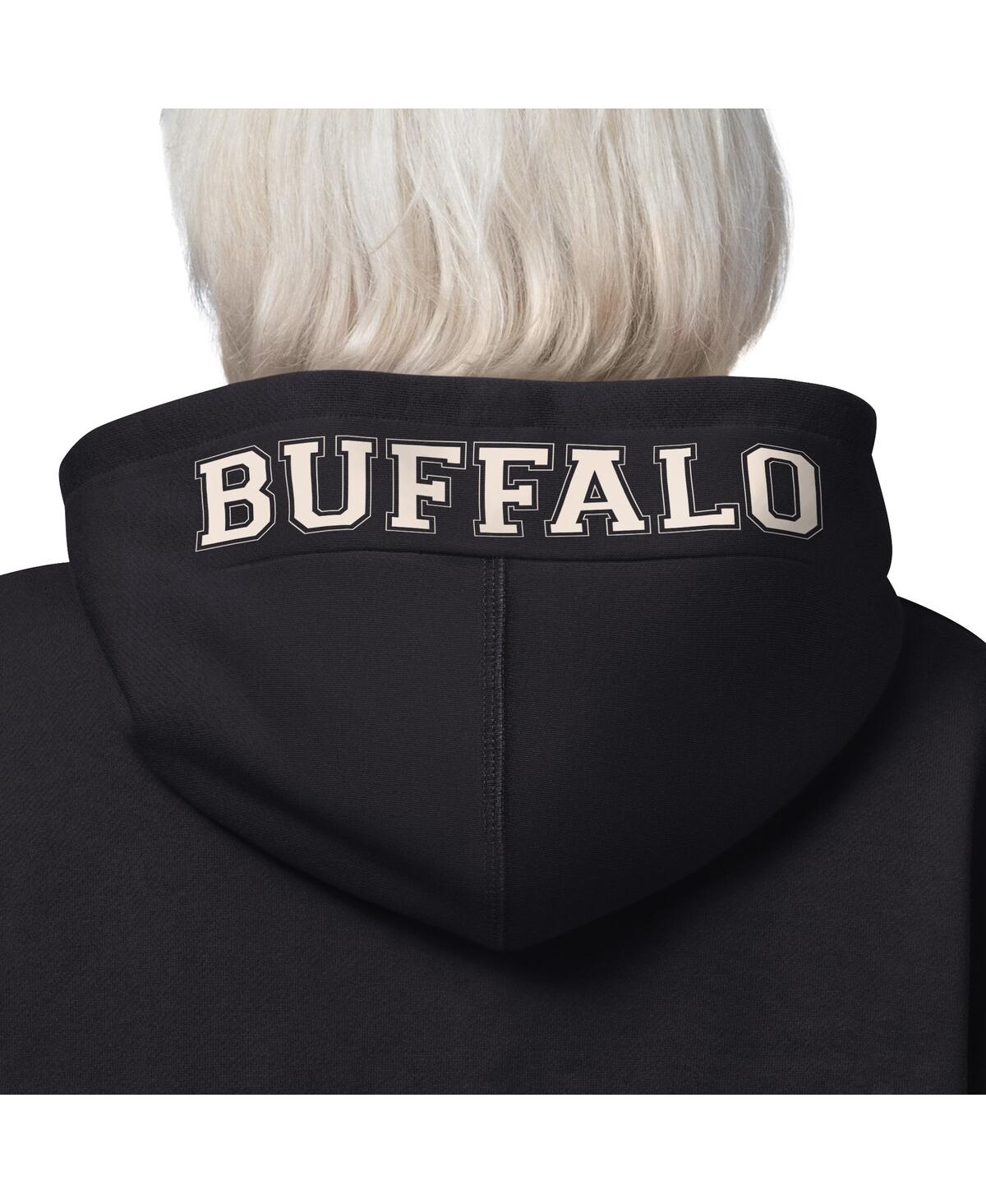 Starter Women's Black Buffalo Bills 4th Down Full-zip Hoodie In Black