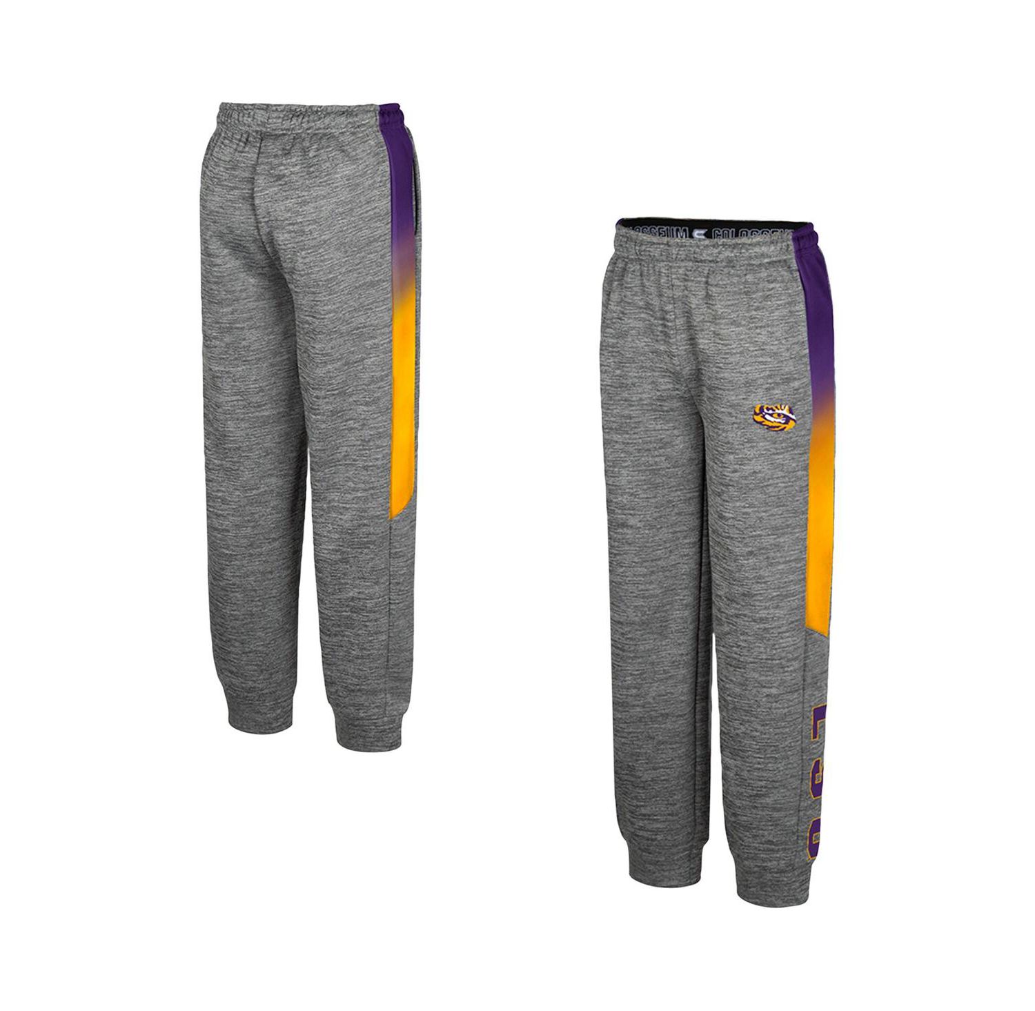 Big Boys and Girls Gray LSU Tigers The Gang Pants