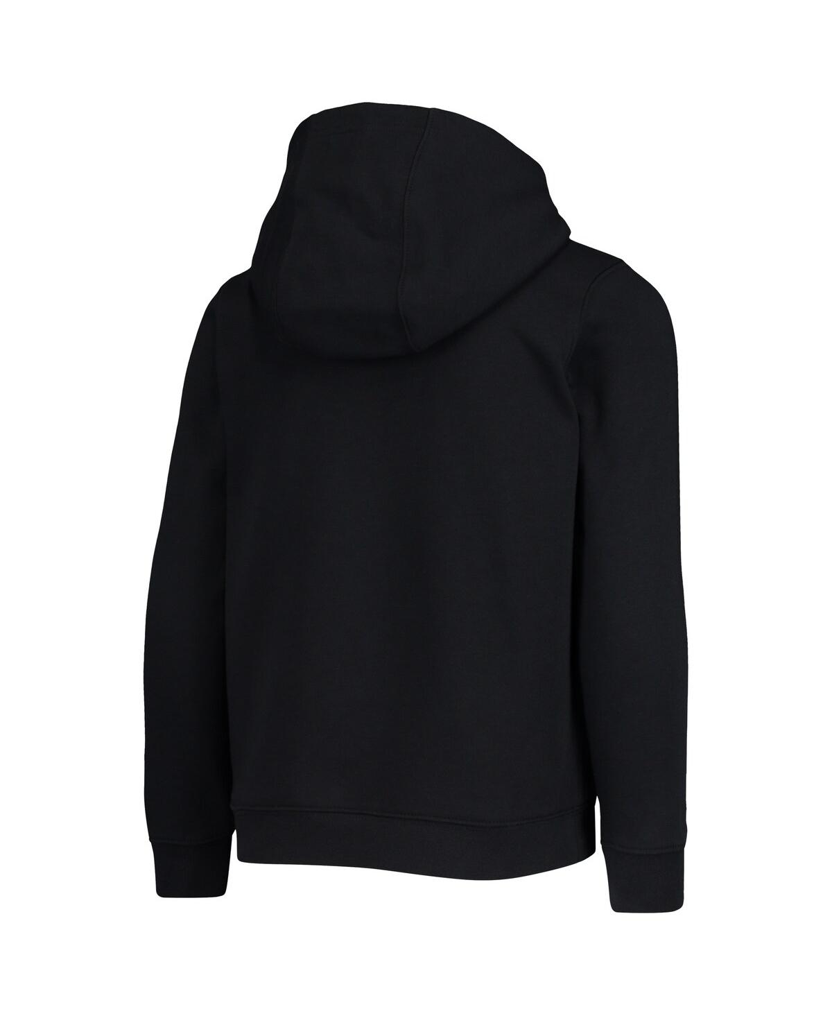 Nike Big Boys and Girls Black Iowa Hawkeyes Club Fleece Pullover Hoodie