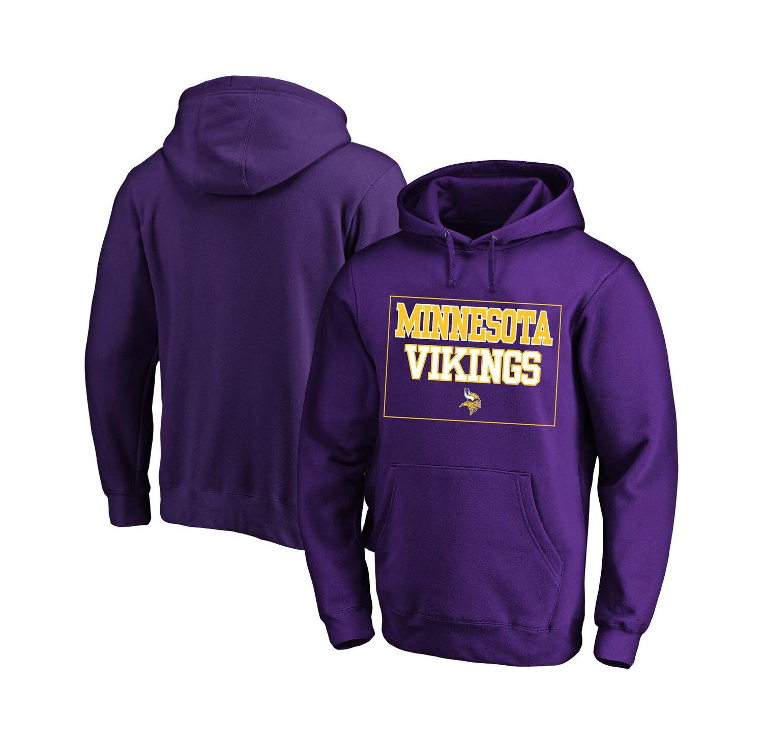 Men's Purple Minnesota Vikings Big & Tall Fleece Hoodie