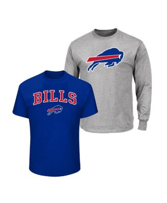 Men's Royal/Heather Gray Buffalo Bills Big & Tall 2-Pack T-Shirt Set