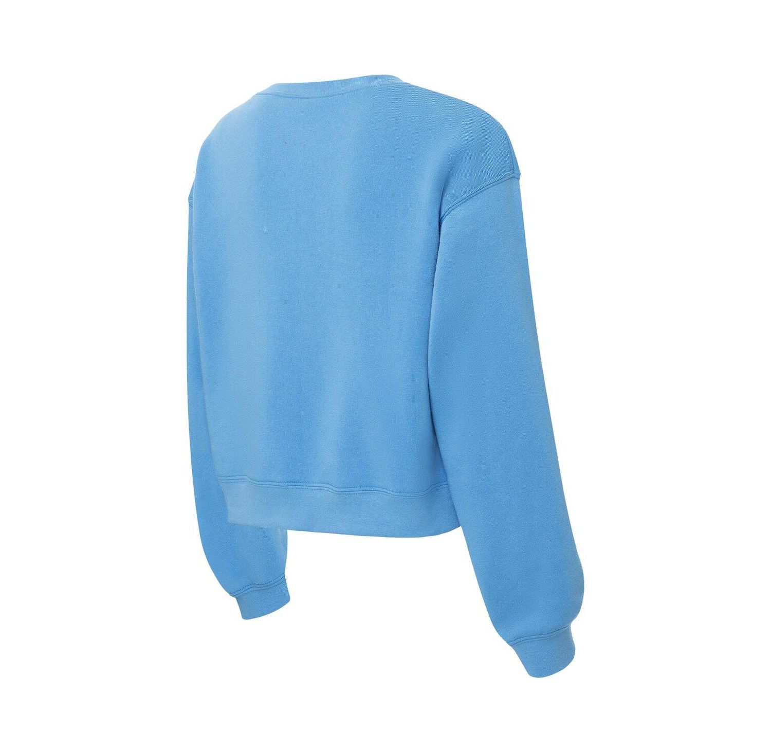 Women's Carolina Blue North Carolina Tar Heels Chenille Cropped Sweatshirt
