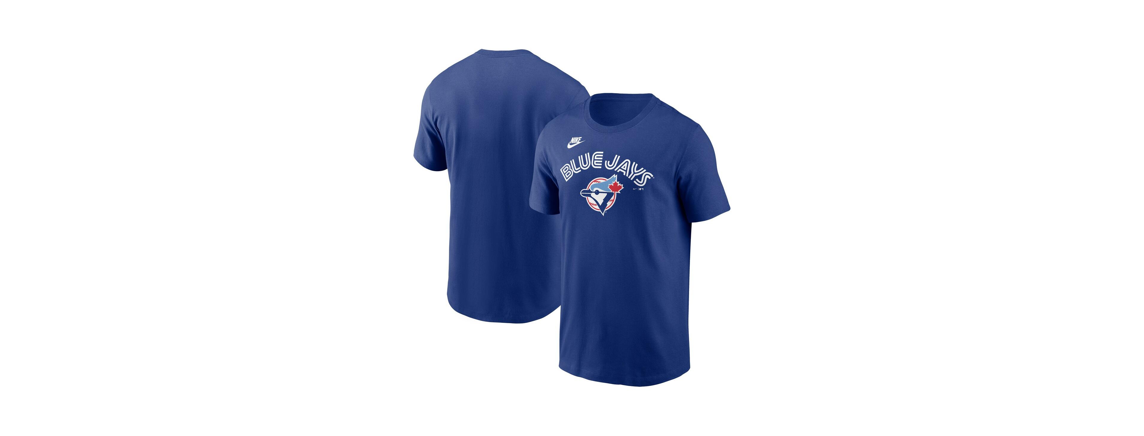 Nike Men's Royal Toronto Blue Jays Cooperstown Wordmark T-Shirt