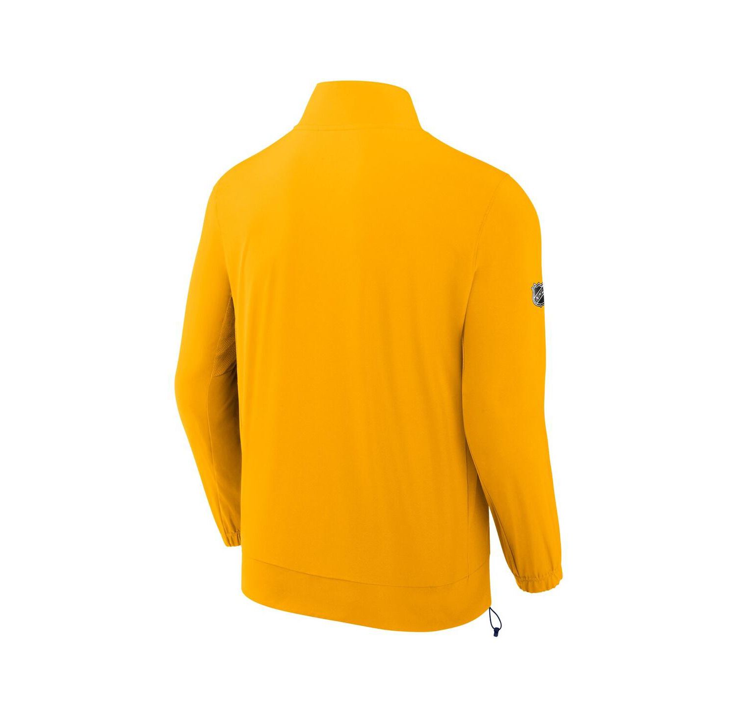 Men's Gold Nashville Predators Authentic Pro Rink Coaches Full-Zip Jacket
