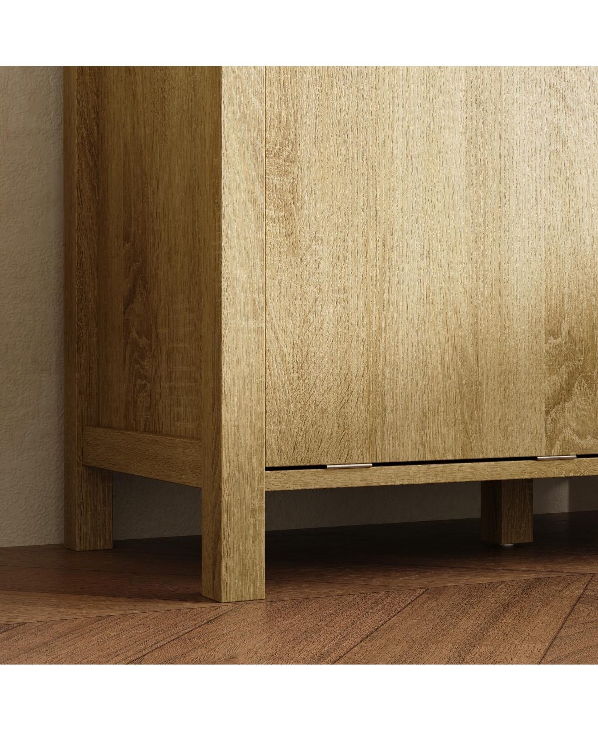 Bathroom Cabinet with Flip Storage and 3-Shelves and Drawer