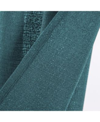 Cole Textured Grommet Room Darkening Curtain Panel 54" x 84" Teal