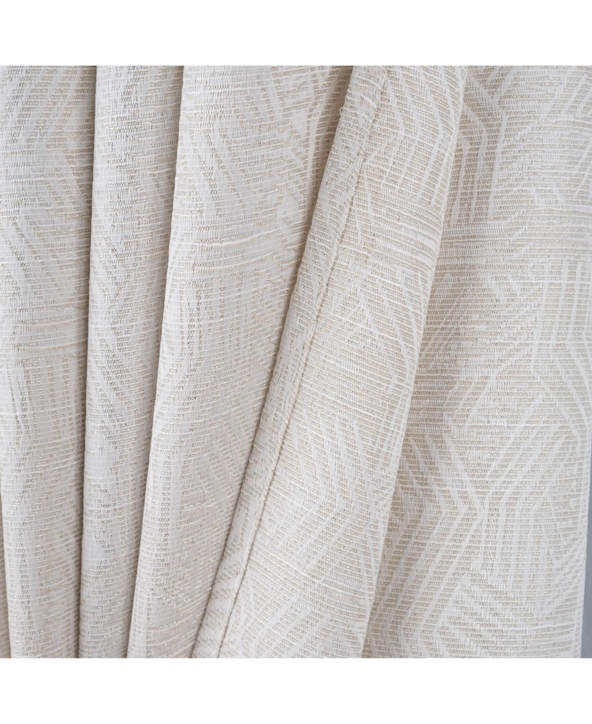 Rt Designer Collection Wilton Jacquard Grommet Luxurious Modern Design Curtain Panel 54" x 84" Taupe