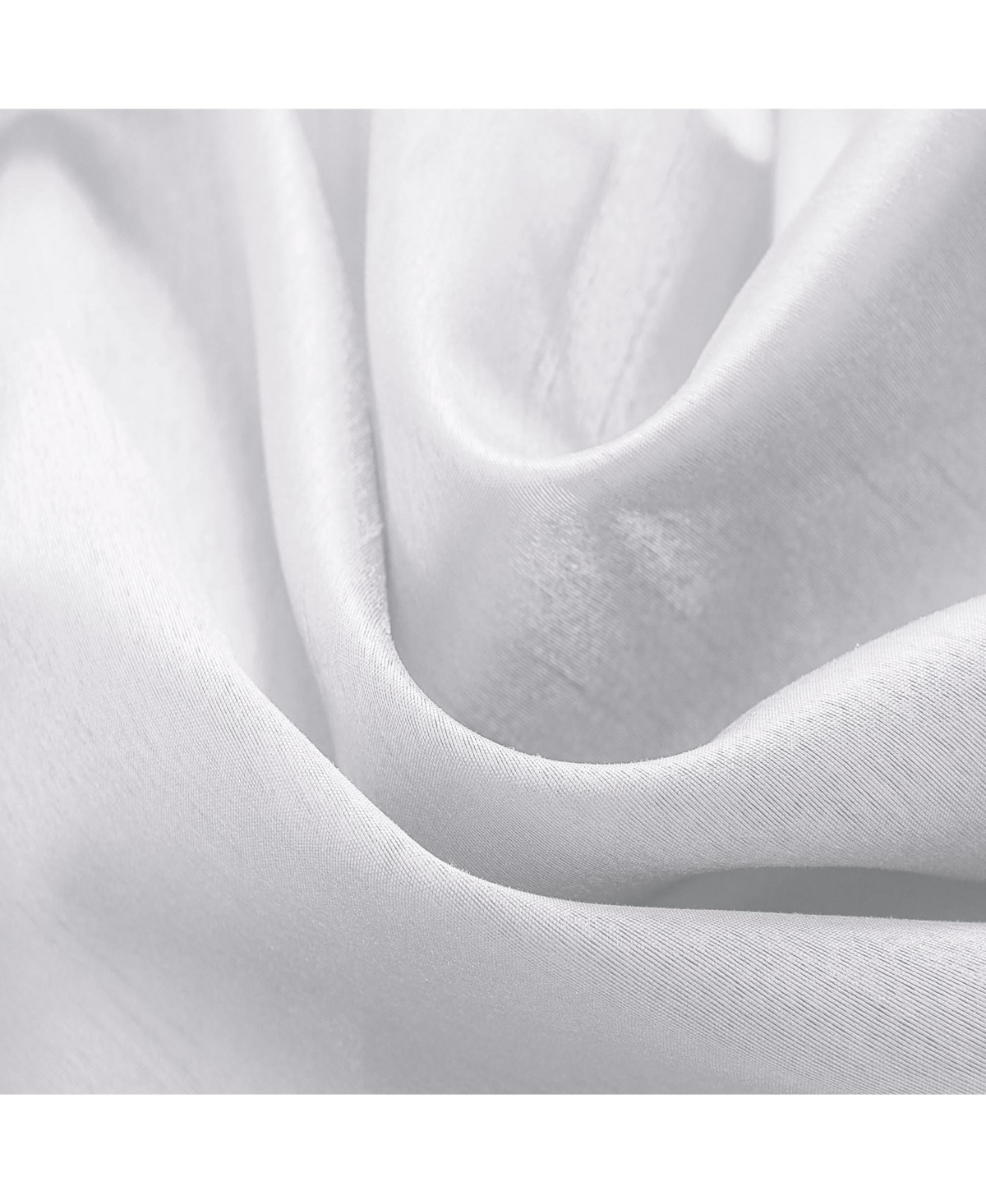 Nancy 2-Piece Grommet Premium Quality Panel 38" x 84" White by Rt Designers Collection