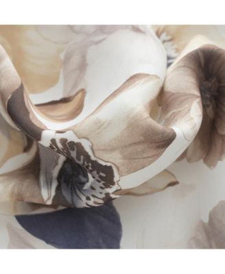 Eden Printed Blackout Grommet Window Curtain Panel 54" x 84" Taupe