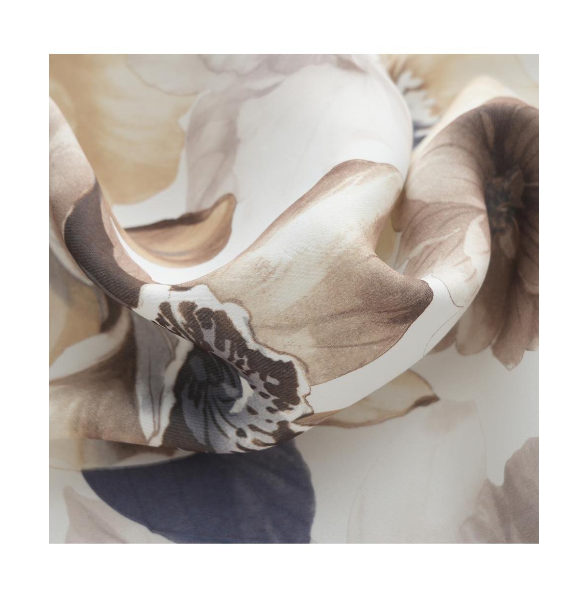 Rt Designers Collection Eden Printed Blackout Grommet Window Curtain Panel 54" x 84" Taupe