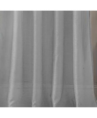 Olivia Gray Celine Sophisticated Sheer Curtain Panel 55" x 90" - Charcoal