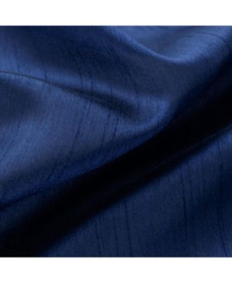 RT Designer Collection Nancy Grommet Luxurious Modern Design Curtain Panel 54" x 95" Navy Blue