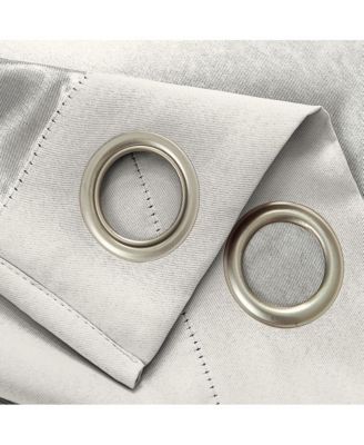 Anchorage Premium Blackout Grommet Curtain Panel 54" x 63" White