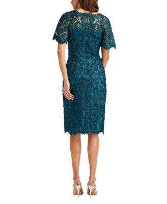 Women's Arnett Embroidered Flutter Sleeve Dress