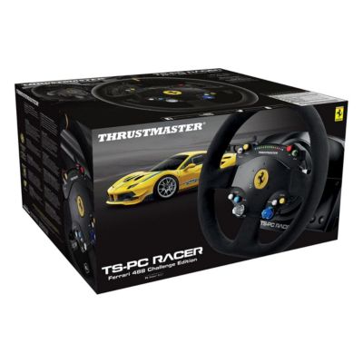 TS-PC Racer Ferrari 488 Challenge Edition Racing Wheel, Black