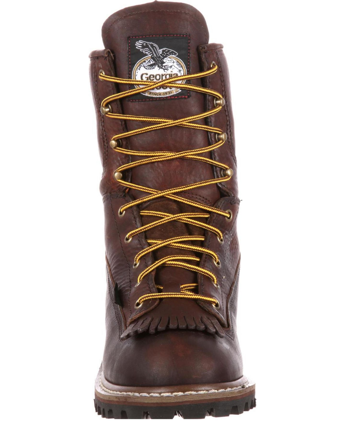 Мужские ботинки GEORGIA BOOT Steel Toe Waterproof Logger Boot, цвет: Шоколадный — фото 8