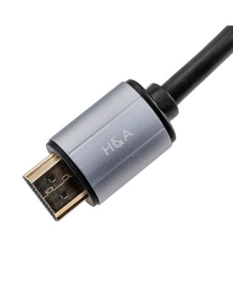 TV Speaker, Black with H&A High-Speed HDMI 2.0 10' Cable