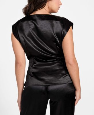 Women's Sleeveless Mara Satin Top