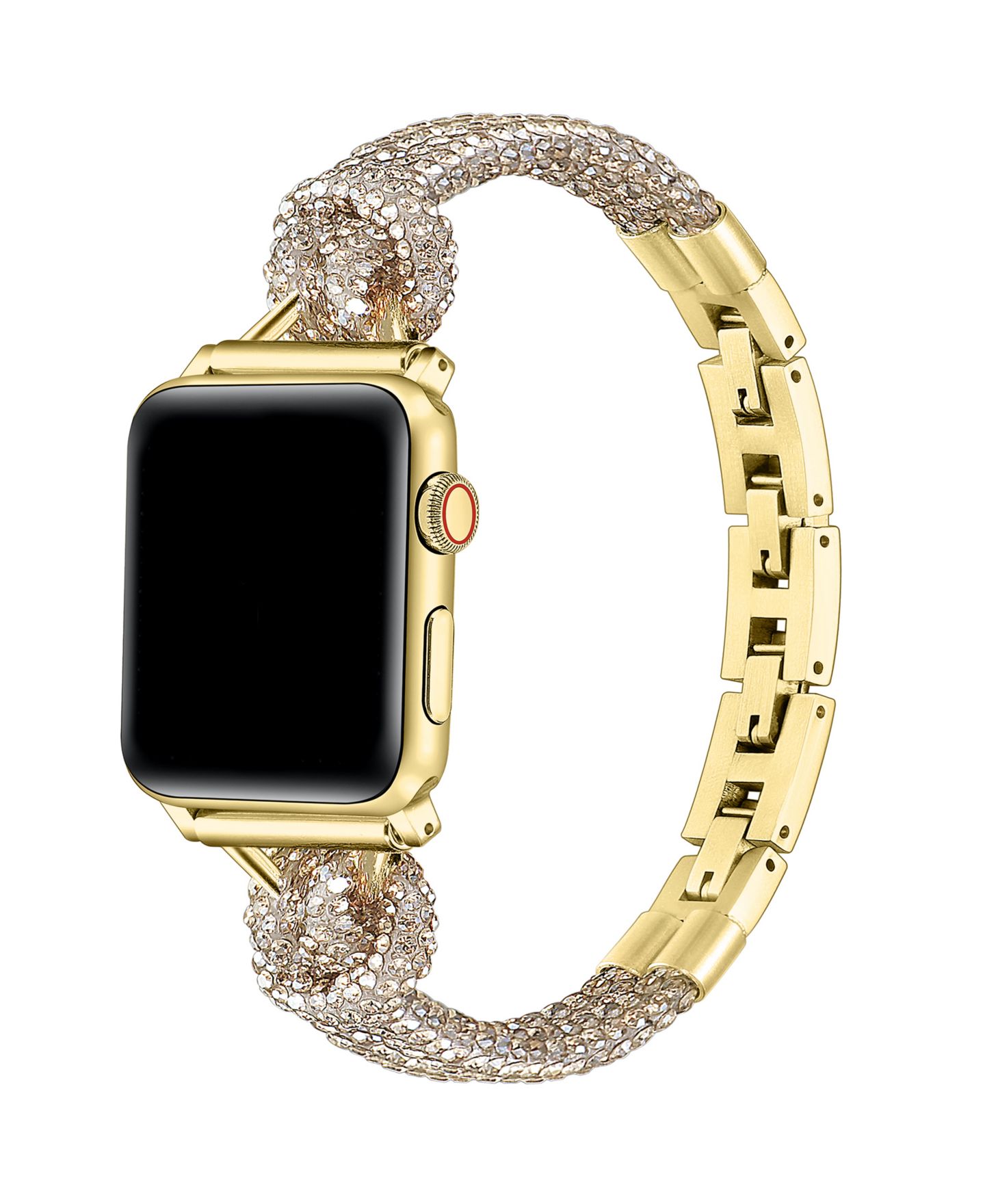 Женский ремешок для часов Posh Tech Serena Faux Tennis Bracelet Band for Apple Watch, цвет: Золотой — фото 3