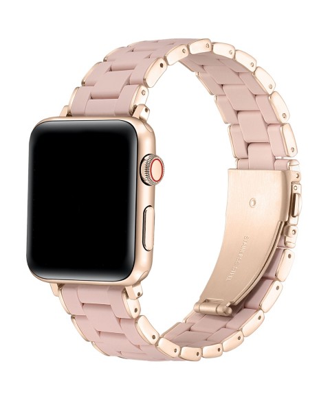 Posh Tech Orla Silicone Metal Band for Apple Watch