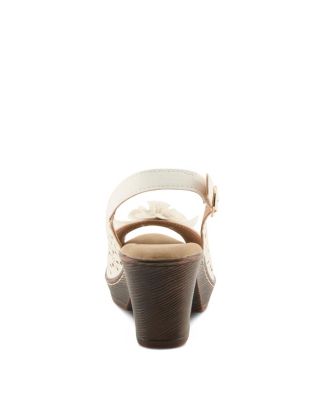 Women's DORIDAY Floral Slingback Peep-Toe Sandals