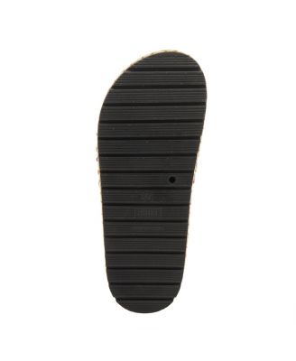 Women's SWIRLA Multicolor Beaded Slide Cork Wedge Sandals