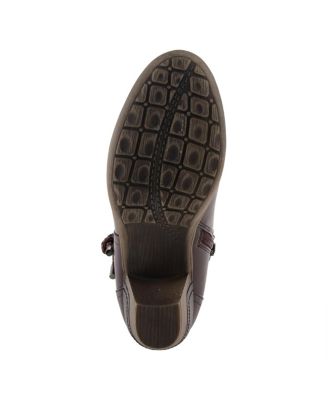 Women’s Stacked Heel Decorative Lace Detail Ankle Booties