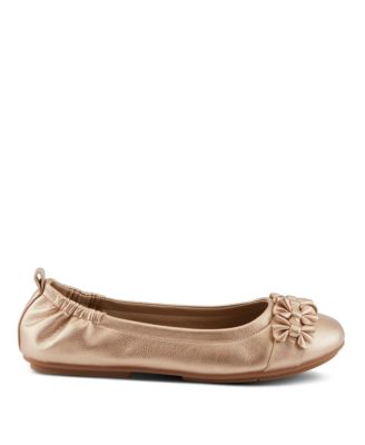 Women’s Bow Detail and Scrunch Back Ballay Ballet Flats