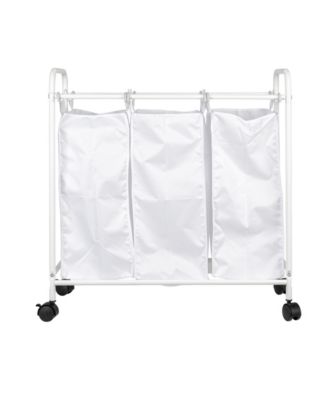 Rolling Triple Laundry Sorter