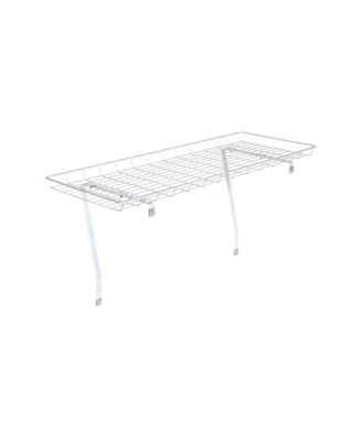 Rear Display Over-The-Washer Storage Shelf, Silver