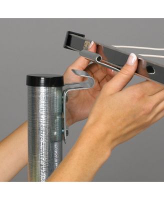 Retractable Clothesline 5-Line Dryer, White