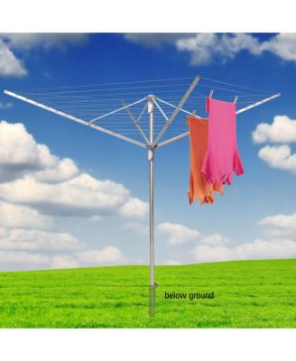 Umbrella Clothesline Dual Height Dryer, 192 Feet of Hanging Line