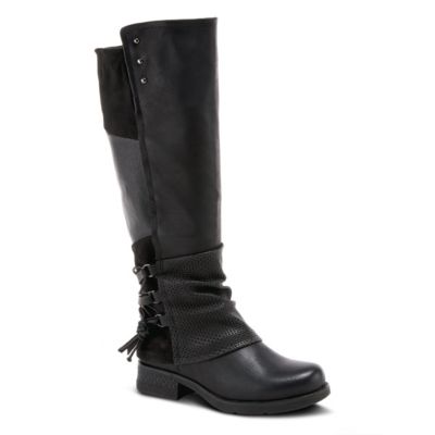Women’s MAXIE Back Lace Detail Faux Fur Lined Tall Boot