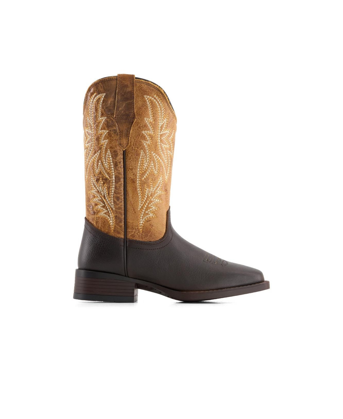 Forastero Women's Real Leather Square Toe Cowgirl Boots