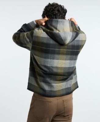 Men's Plaid Toggle Jacket