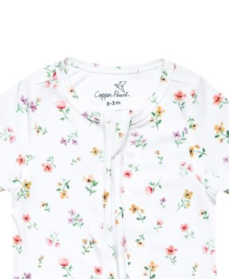 Baby Girls' Eloise Printed Zip-Up Footed Pajamas
