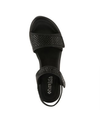 Women's Shine Crystal Strap Platform Heeled Sandals