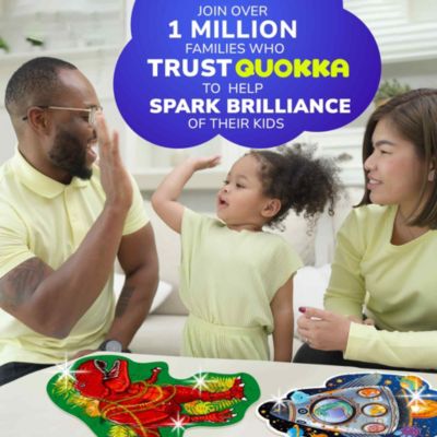 Shimmer Puzzles for Kids –  4-Pack Dragon, Rocket, Firetruck & Dinosaur Children's Game