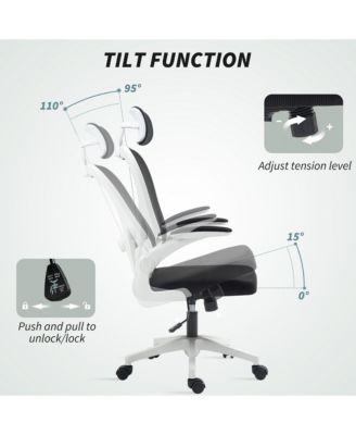 Ergonomic Office Chair, Mesh Desk Chair with Lumbar Support,