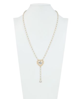 Lovely Sparkle Collection Long Y Necklace