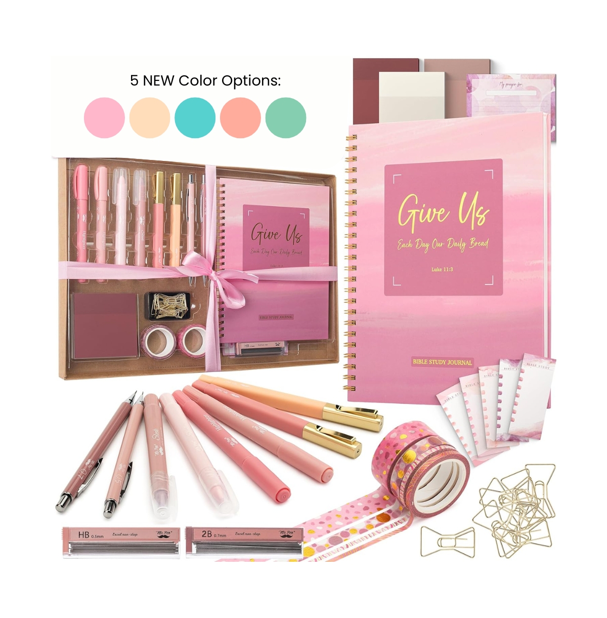 Mr. Pen Bible Journaling Kit, Bible Highlighter and Pen No Bleed,