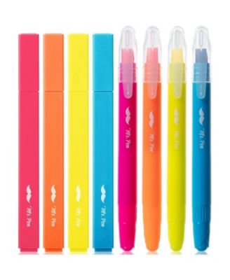 Aesthetic Highlighter and Gel Highlighters, 8 Pack, Assorted