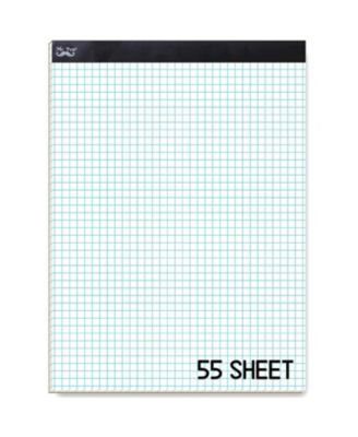 Graph Paper, Grid Paper, 4x4 (4 Squares Per Inch), 11"x8.5",