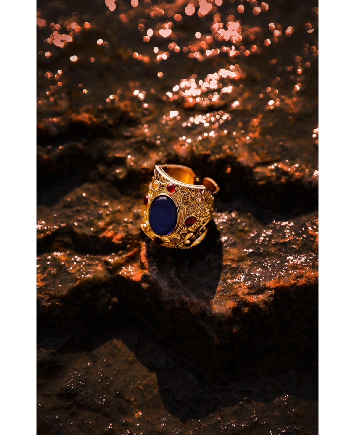 Retro Chic Byzantine King Ring