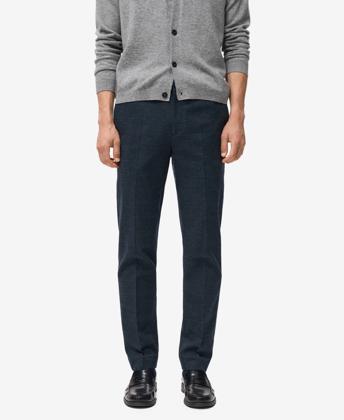 Mango Men's Slim-Fit Flannel Pants