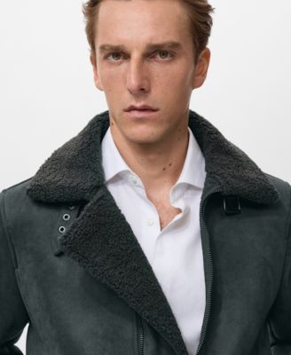 Men's Double Face Fleece Effect Jacket