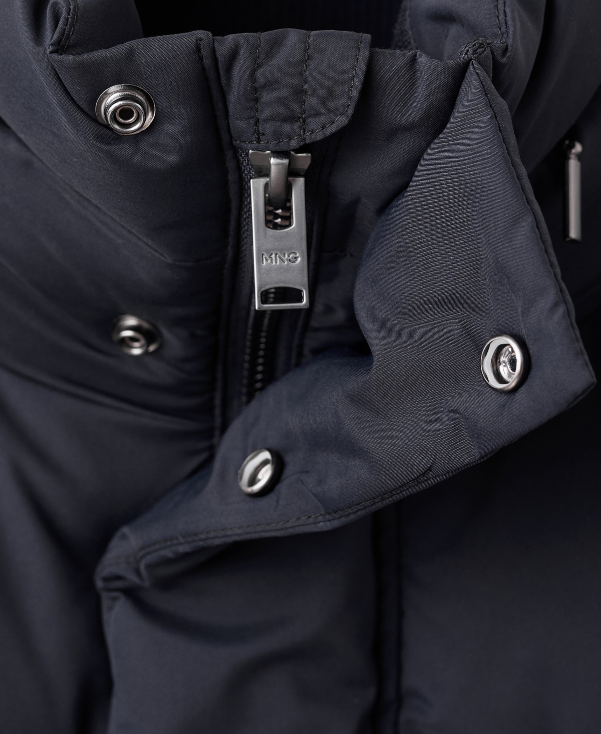 Mango Men's Short Puffer Water-Repellent Anorak