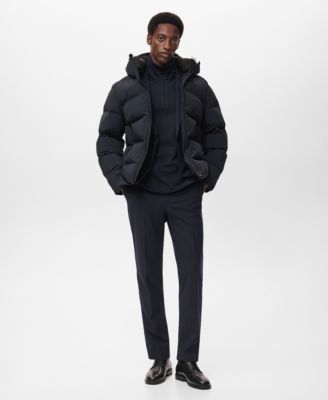 Men's Waterproof Hood Puffer Coat