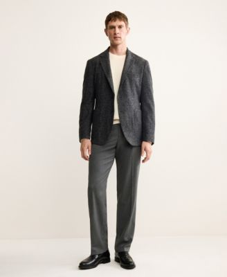 Men's Slim Fit Wool Blend Blazer